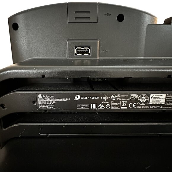 Polycom VVX 601 Office Phone Touchscreen Media Corded Telephone 2201-48600-001 - Picture 5 of 5